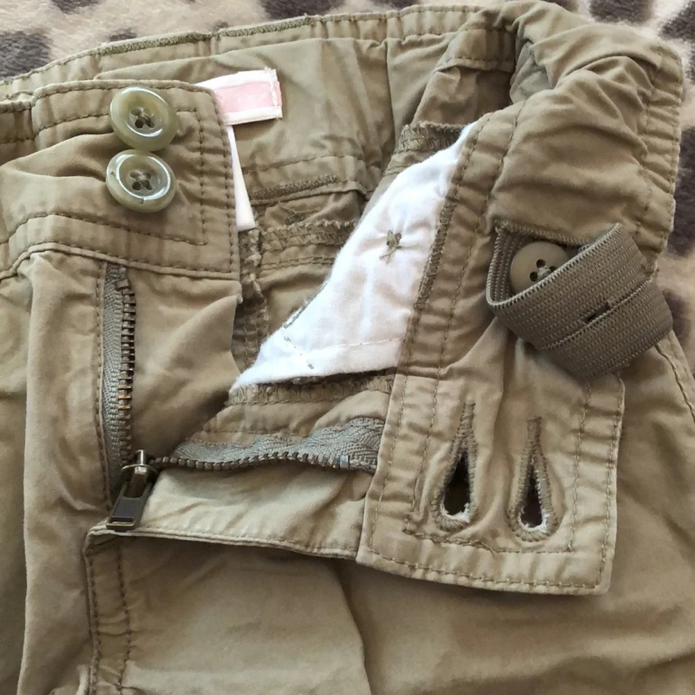 Old Navy Light Olive Green 4 Picket Convertible Pants Size 2T